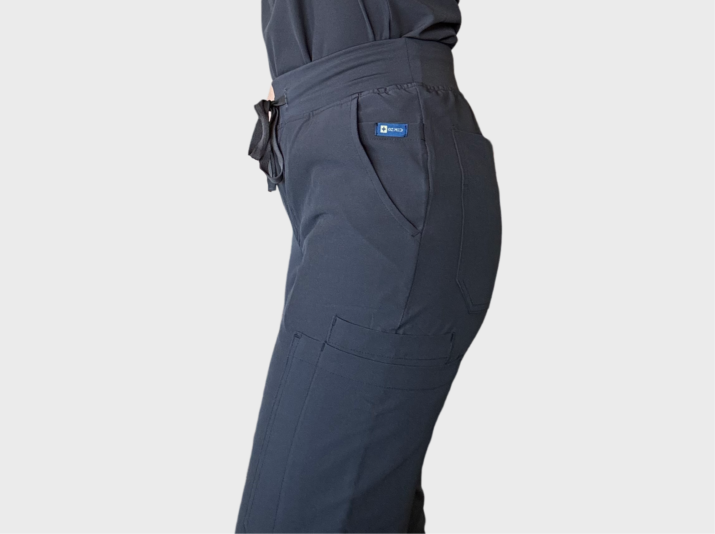 Silver Mandy Scrub Pants