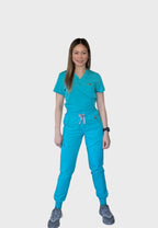 Teal scrubs ozmed